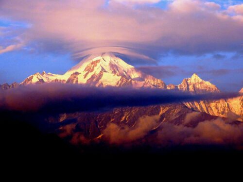 Crowned Peak at Sunset